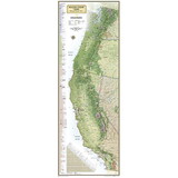 National Geographic 667056 Pacific Crest Trail Map [In Gift Box]