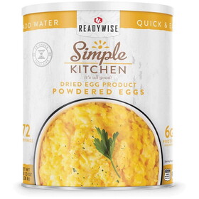Ready Wise 667431 Simple Kitchen Powdered Eggs - 72 Serving Can