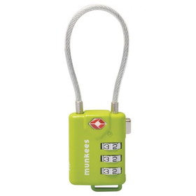 Munkees Tsa Cable Combination Lock