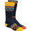 Bridgedale 710289-285-SM Kid&#039;S Merino Ski 2 Pack Blue/Yellow Sm