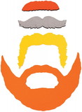 Zanheadgear WNFMV-P01 Modi-Face Mustache Pack