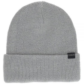 CHAOS 213231-CH.004 Free Ranger - Eco Repreve Knit Thermal Stitch Cuffed Two Layer Beanie Osfm Light Grey