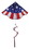 In The Breeze 3328 Delta 46" Patriotic With Tail