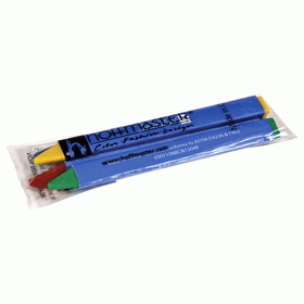 Hoffmaster 120816 Crayons, Triangular, Packaged, Blue - Green - Red - Yellow