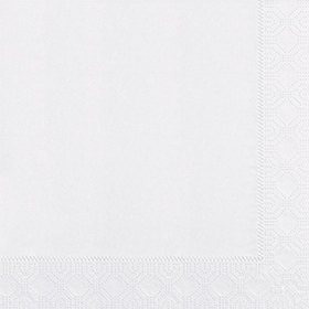 Hoffmaster 180705 White Dinner Napkin, Regal Embossed, 3 ply, 1/4 fold, Cedar Grove
