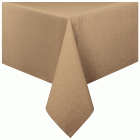 Hoffmaster 210402 Airlaid Linen-Like Natural Folded Tablecovers, 50" x 54", Weave