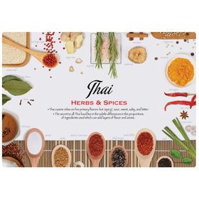 Hoffmaster Ethnic Printed Placemats, 9-3/4" x 14"