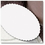 Hoffmaster 327133 900-LD20 White Oval Wastebasket Liner, Scalloped, Price/case/2000ct