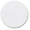 Hoffmaster White Top Corrugated Cake Circle, Price/case/250ct