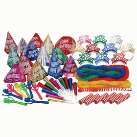 Hoffmaster K10000 New Year's Party Kit, Assorted for 50 People