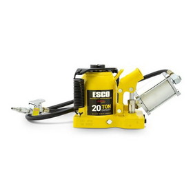 ESCO 10382 Pro Series 20 Ton "Shorty" Air Hydraulic Bottle Jack