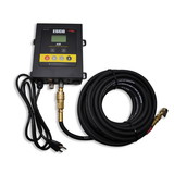 ESCO 10964 Tire Inflator, Steel Wall Mounted w/ Digital Display and Clip on Chuck
