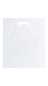 Blank Oxo Reusable Fold-Over Reinforced Die Cut Bag, 15" x 18"