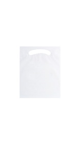 Blank Oxo Reusable Fold-Over Reinforced Die Cut Bag, 7" x 10.5"