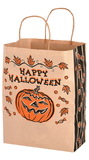 Blank Stock Design Halloween Natural Kraft Paper Shopper