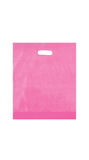 Blank Pink Frosted Die Cut Bag