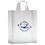 Custom 19FSC13516 13"W X 5"Gusset X 16"H Clear Frosted Shoppers - Ink Imprint, Price/each