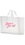 Custom Clear Frosted Soft Loop Shopper Bag, 16" W x 6" Gussets x 12" H, Price/piece