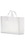 19FSC16612 16"W X 6"Gusset X 12"H Clear Frosted Shoppers - Blank, Price/each