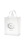 Custom Clear Frosted Soft Loop Shopper Bag, 8" W x 4" Gussets x 11" H, Price/piece