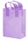 19FSL10513 10"W x 5"Gusset x 13"H Color Frosted Shoppers - Blank, Price/each
