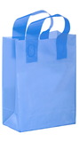 Blank Color Frosted Soft Loop Shopper Bag