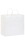 Blank White Kraft Paper Take-Out Twisted Paper Handle Shopper, 13" x 12 3/4", Price/piece