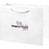 Custom 2L13510 13"W X 5"Gusset X 10"H Gloss Laminated Paper Shoppers With Matching Macram, Price/each