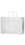 Blank Gloss White Twisted Paper Handle Shopper, 16" x 13", Price/piece