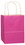 Blank Matte Color Twisted Paper Handle Shopper, 8" x 10.5", Price/piece