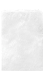Blank White Kraft Merchandise Bag, 6 1/2" x 9 1/4"