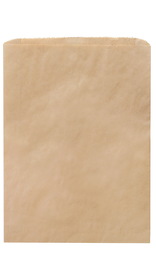 Blank Natural Kraft Merchandise Bag, 6 1/2" x 9 1/4"