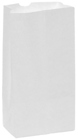 Blank White Kraft 10# Grocery Bag