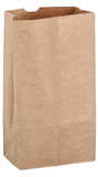 Blank Natural Kraft 12# Grocery Bag