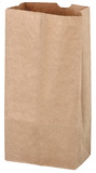 Blank Natural Kraft 4# Grocery Bag