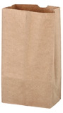 Blank Natural Kraft 6# Grocery Bag