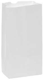 Blank White Kraft 8# Grocery Bag