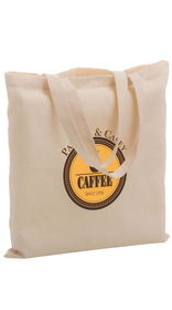 Custom Cotton Canvas Tote Bag, 15"W x 15"H