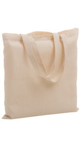 Blank Cotton Canvas Tote Bag, 15"W x 15"H