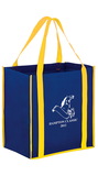 Custom Two-Tone Non-Woven Tote Bag With Poly Board Insert, Screen Print