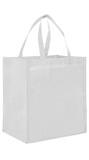 Blank Gloss Laminated Designer Grocery Tote Bag With Poly Board Insert, 13