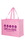 Custom Awareness Pink Gloss Laminated Designer Tote Bag, 16" x 12", Price/piece