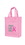 Custom Awareness Pink Gloss Laminated Designer Tote Bag, 8" x 10", Price/piece