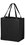 Blank Recession Buster Non-Woven Grocery Tote Bag With Poly Board Insert, 12" x 13", Price/piece