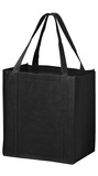 Blank Recession Buster Non-Woven Grocery Tote Bag With Poly Board Insert, 12