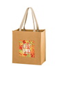 Custom Tsunami - Washable Kraft Paper Grocery Tote Bag With 18