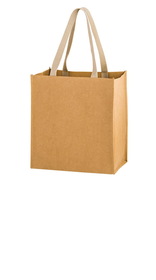 Blank Tsunami - Washable Kraft Paper Grocery Tote Bag With Web Handle