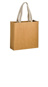 Blank Tidal Wave - Washable Kraft Paper Tote Bag With Web Handle
