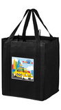Custom Non-Woven Wine and Grocery Combo Tote Bag With Poly Board Insert