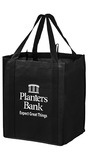 Custom Non-Woven Wine and Grocery Combo Tote Bag With Insert